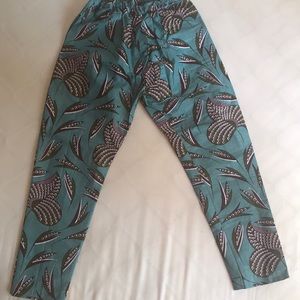 African print pants